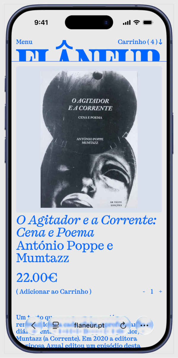 Book page on Flâneur