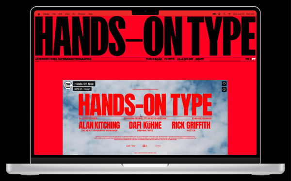 Website page from Hands-On Type