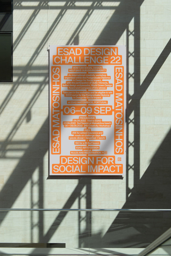 Poster for Design For Social Impact Post-Graduate Course (@esad—idea) (2021)