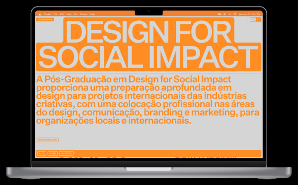 Web page for Design For Social Impact Post-Graduate Course (@esad—idea)